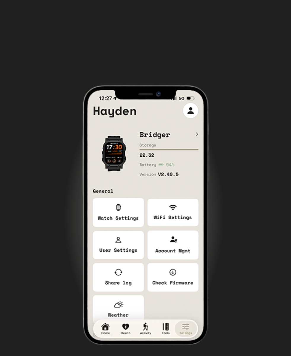 The Bridger app